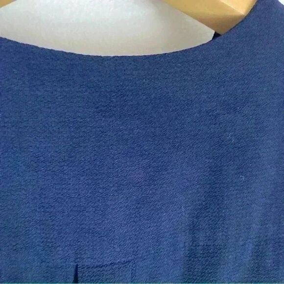 Monteau Women's Small Navy Cinched Waist Dress - Picture 6 of 6